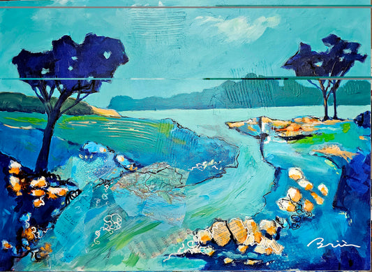 Et au milieur coule une rivière